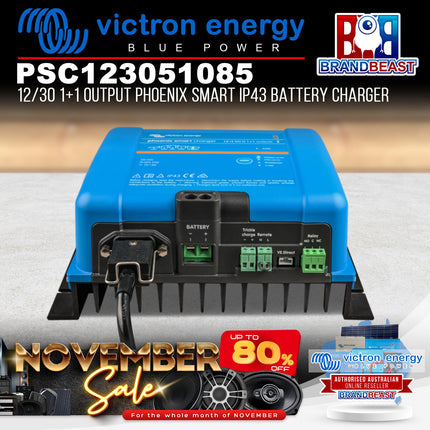 Victron Energy PSC123051085 12/30 1+1 Output Blue Smart IP67 Battery Charger
