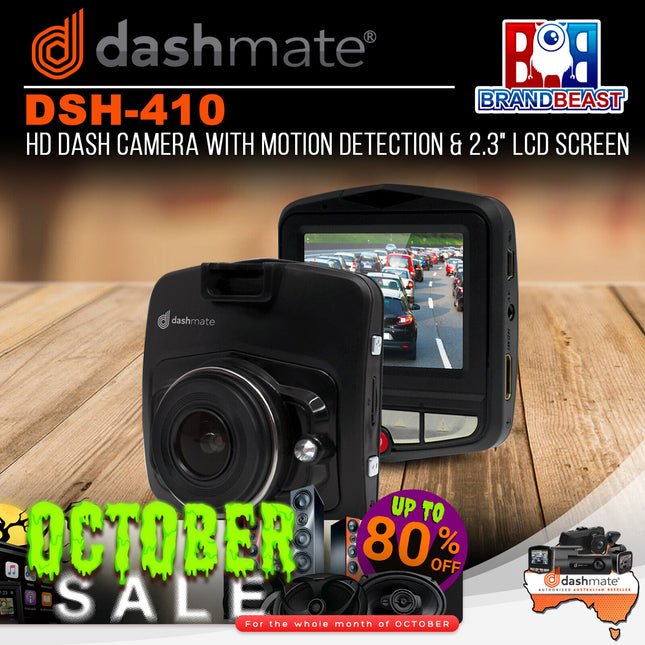 Dashmate DSH-410 HD Dash Camera with Motion Detection & 2.3" LCD Screen