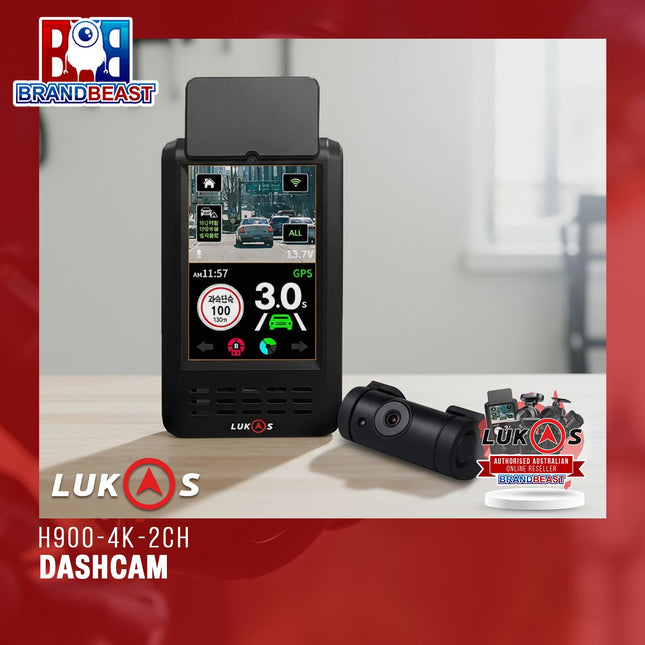 LUKAS H900-4K-2CH | Dashcam