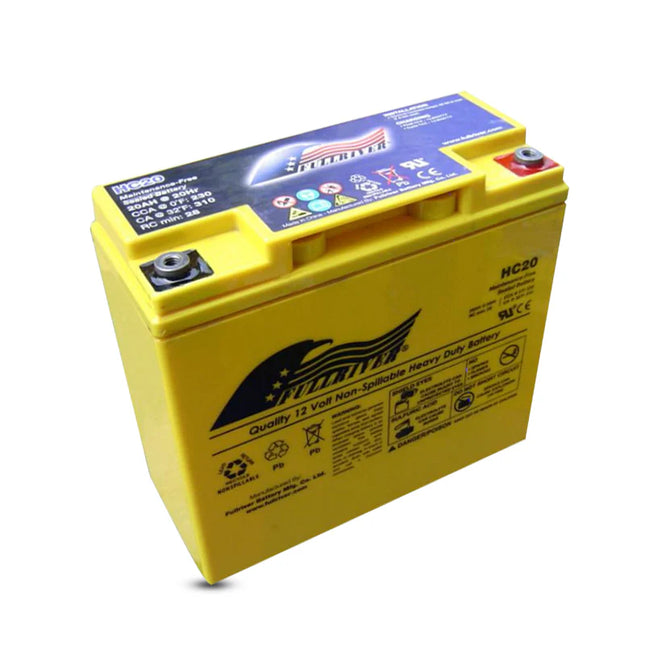 Fullriver HC20 - (PC680) HC Series 12V 20Ah Advanced AGM Dual-Purpose Battery