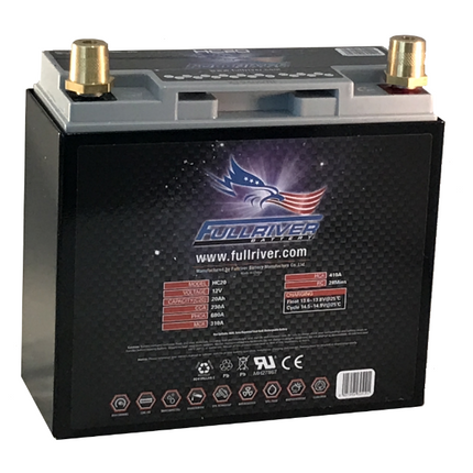 Fullriver HC20 - (PC680) HC Series 12V 20Ah Advanced AGM Dual-Purpose Battery