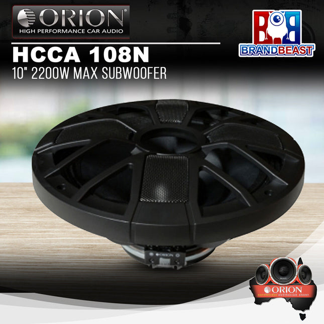 Orion HCCA 108N 10" 2200W Max Subwoofer