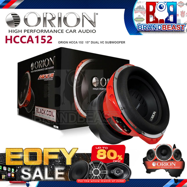 Orion HCCA HCCA152 15" Subwoofer 10000 Watt 2ohm