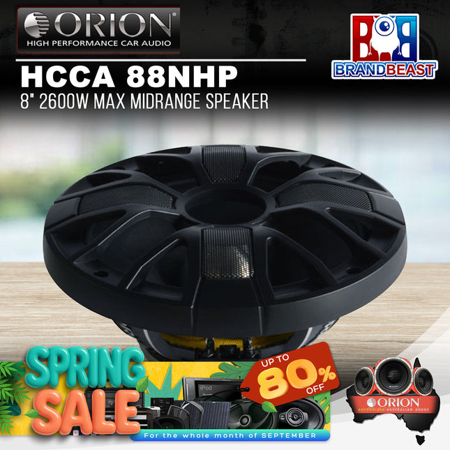 Orion HCCA 88NHP 8" 2600W Max Midrange Speaker