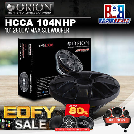 Orion HCCA 104NHP 10&quot; 2800W Max Subwoofer