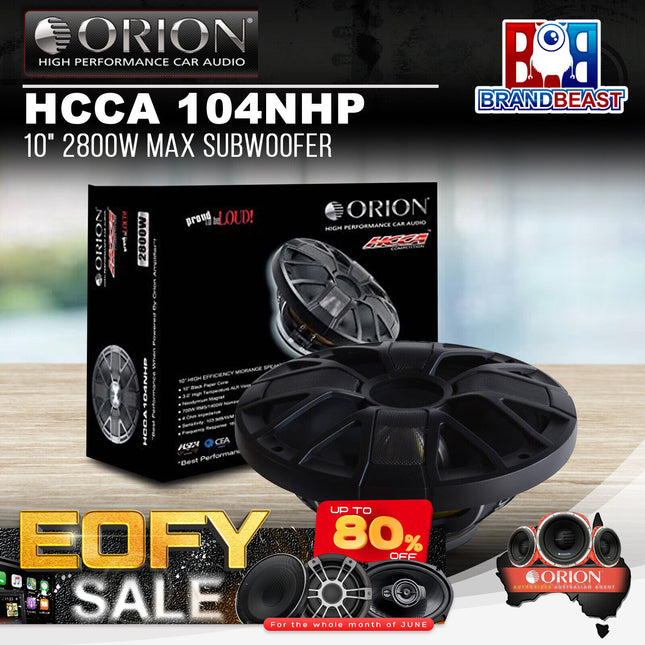 Orion HCCA 104NHP 10&quot; 2800W Max Subwoofer