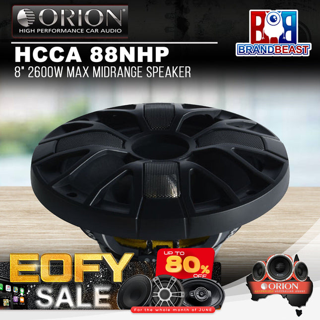 Orion HCCA 88NHP 8&quot; 2600W Max Midrange Speaker
