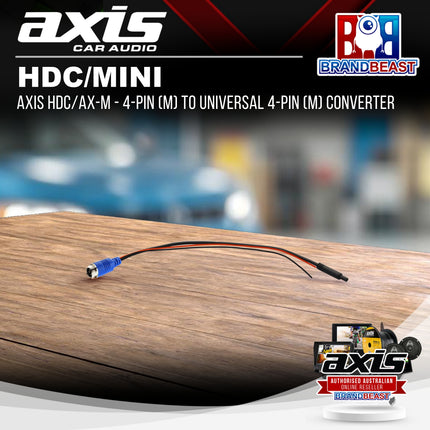 AXIS HDC/AX-M - 4-Pin (M) to Universal 4-Pin (M) Converter