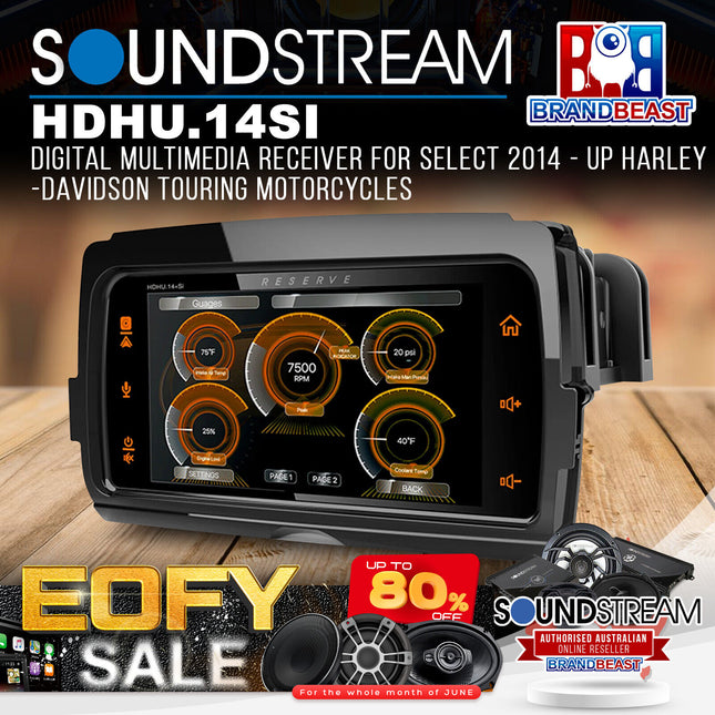 SoundStream HDHU.14Si Digital Multimedia Receiver For Select Harley-Davidson