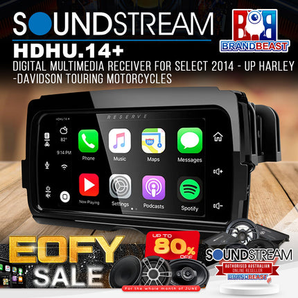 SoundStream HDHU.14+ Digital Multimedia Receiver For Harley‑Davidson 2014 - Up