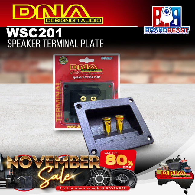 DNA WSC201 Square Panel Mount Speaker Terminal