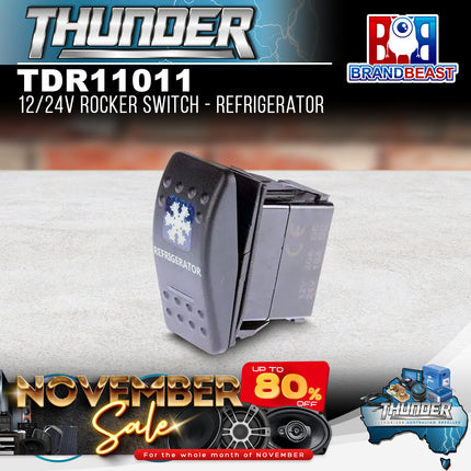 Thunder TDR11011 12/24V Rocker Switch - Refrigerator
