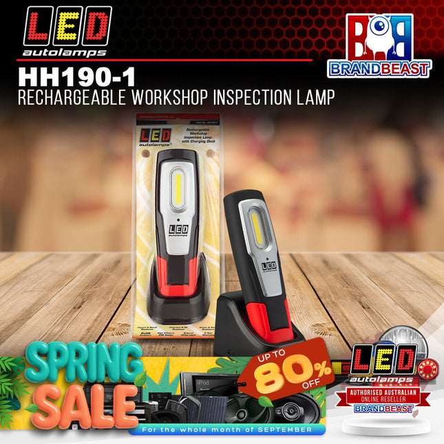 LED Autolamps HH190-1 Rechargeable Workshop Inspection Lamp