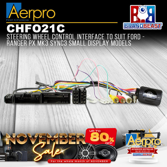 Aerpro CHFO21C Steering Wheel Control Interface to Suit Ford - Ranger PX MK3