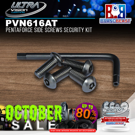Ultra Vision Lighting PVN616AT Pentaforce Side Screws Security Kit