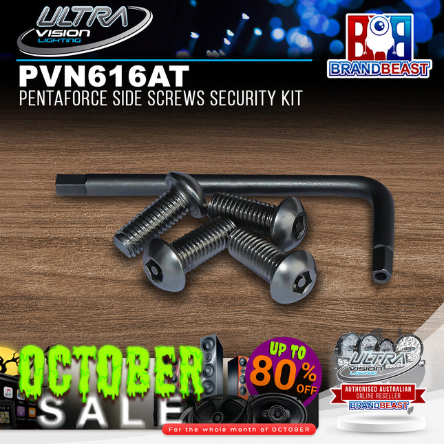 Ultra Vision Lighting PVN616AT Pentaforce Side Screws Security Kit