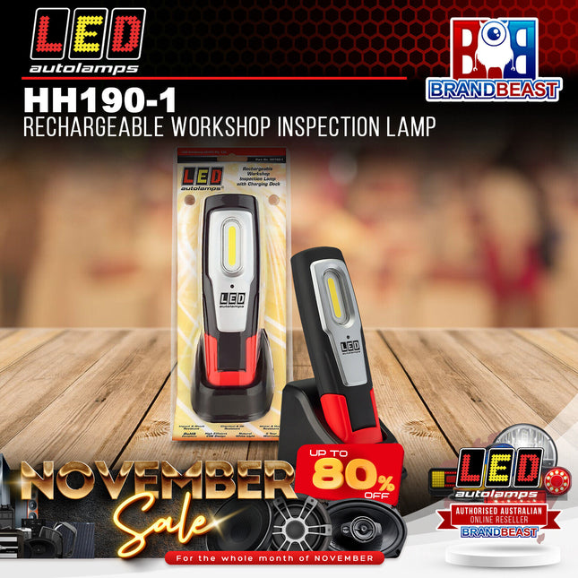 LED Autolamps HH190-1 Rechargeable Workshop Inspection Lamp