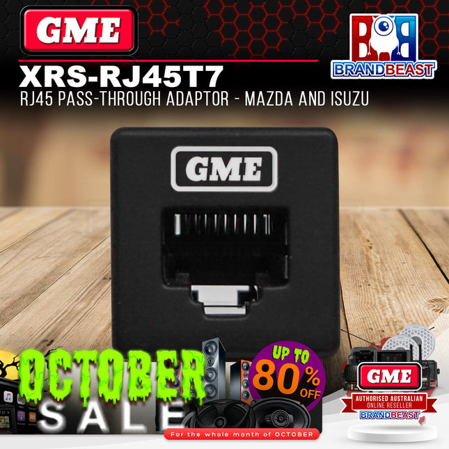 GME XRS-RJ45T7 RJ45 Pass Through Adaptor MAZDA and ISUZU