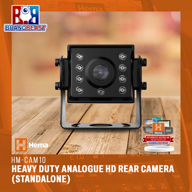 Hema HM-CAM10 Heavy Duty Analogue HD Rear Camera (Standalone)