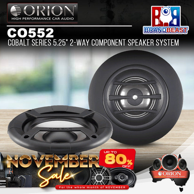 Orion CO552 Cobalt Series 5.25" 2-Way Component Speaker System