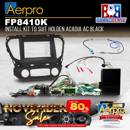 Aerpro FP8410K Install Kit to Suit Holden Acardia