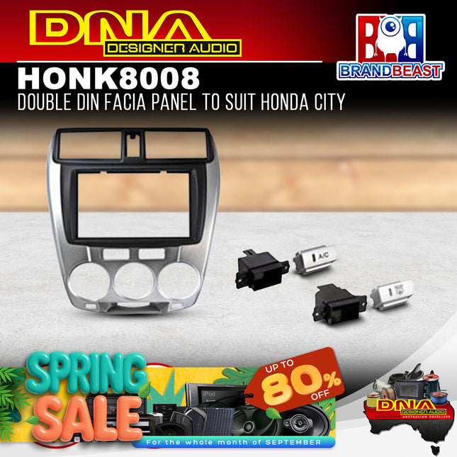 DNA HON-K8008 Double DIN Fascia Panel to Suit Honda City