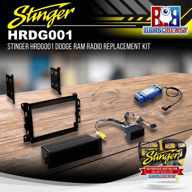 Stinger HRDG001 Dodge RAM Radio Replacement Kit