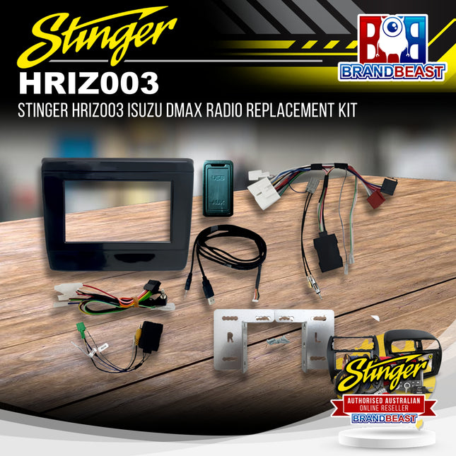 Stinger HRIZ003 Australia Isuzu DMAX Radio Replacement Kit