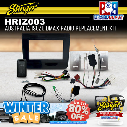 Stinger HRIZ003 Australia Isuzu DMAX Radio Replacement Kit