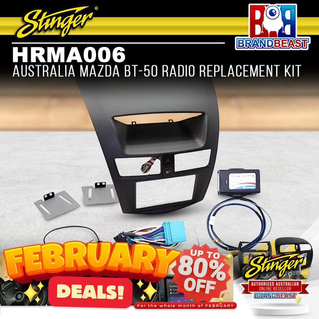 Stinger HRMA006 Australia Mazda BT-50 Radio Replacement Kit