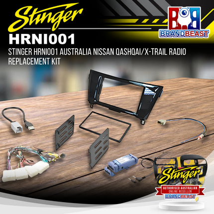 Stinger HRNI001 Australia Nissan Qashqai/X-Trail Radio Replacement Kit