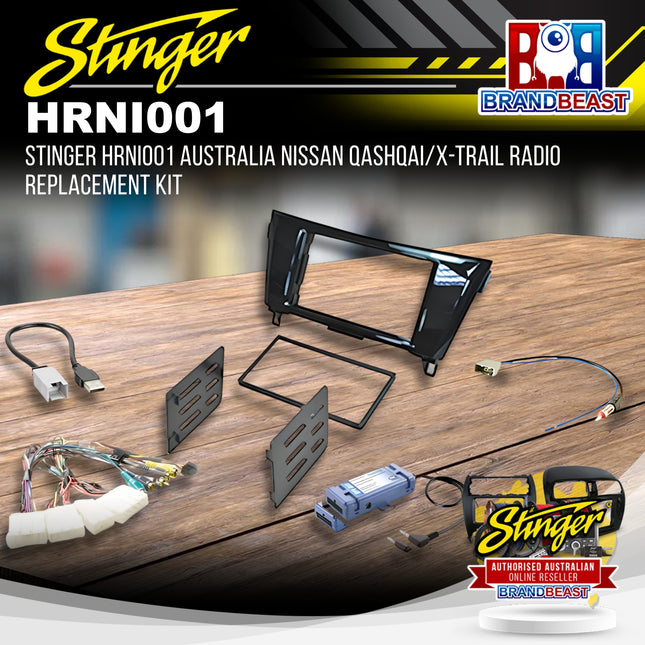 Stinger HRNI001 Australia Nissan Qashqai/X-Trail Radio Replacement Kit