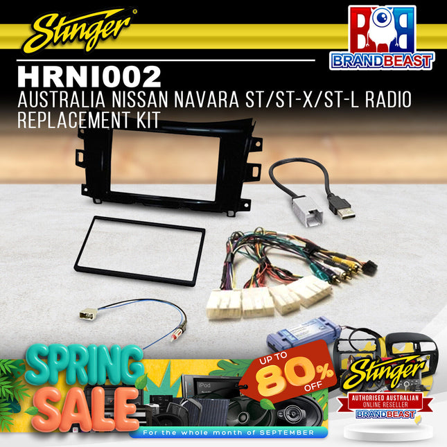 Stinger HRNI002 Nissan Navara ST/ST-X/ST-L Radio Replacement Kit