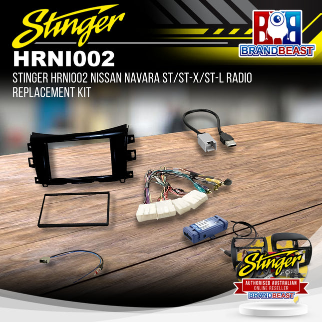 Stinger HRNI002 Nissan Navara ST/ST-X/ST-L Radio Replacement Kit