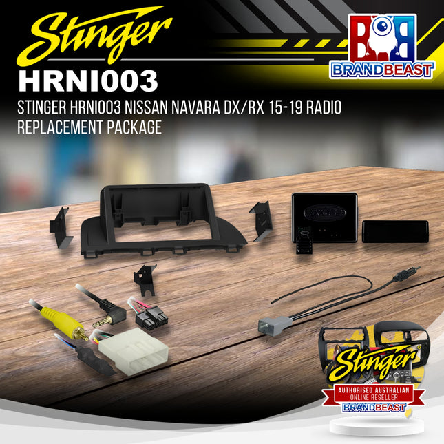 Stinger HRNI003 Nissan Navara DX/RX 15-19 Radio Replacement Package
