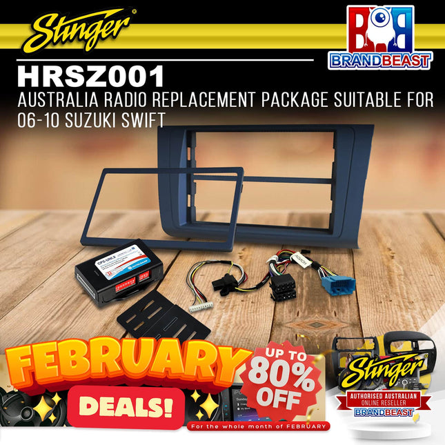 Stinger HRSZ001 Suzuki Swift 06-10 Radio Replacement Package