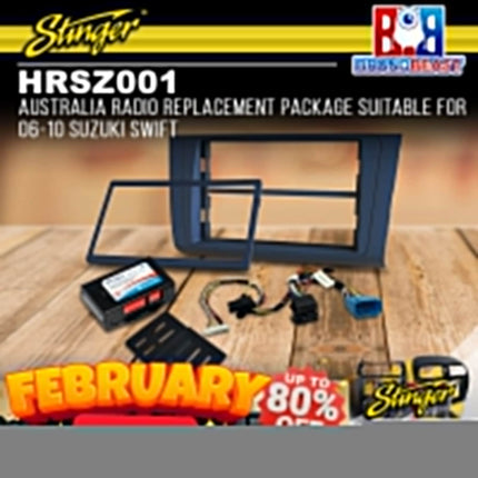 Stinger HRSZ001 Suzuki Swift 06-10 Radio Replacement Package