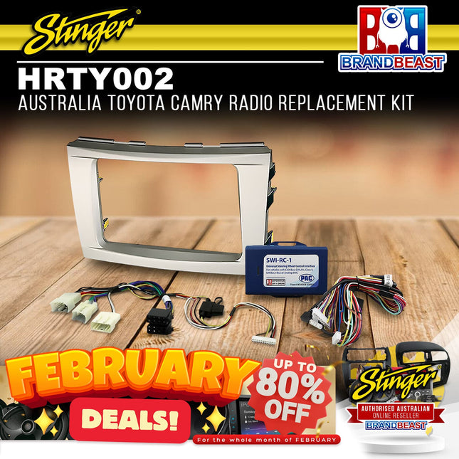 Stinger HRTY002 Toyota Camry Radio Replacement Kit