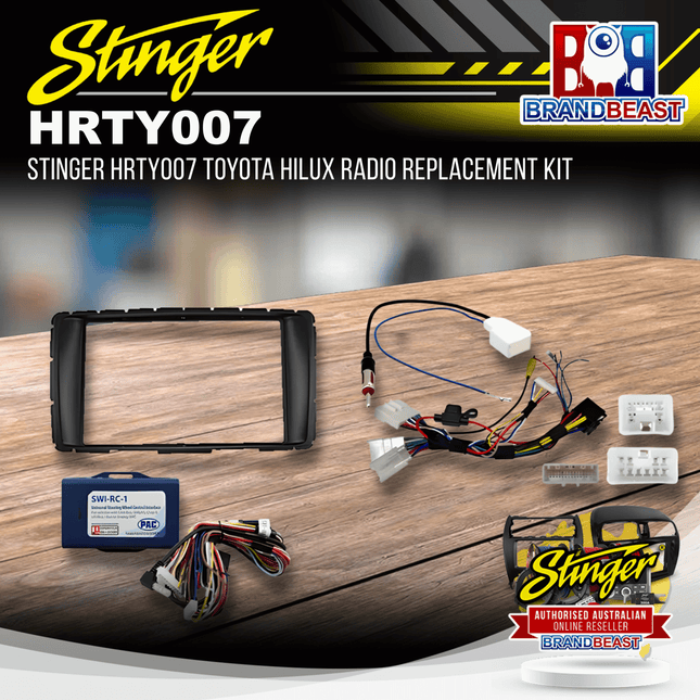 Stinger HRTY007 Toyota Hilux Radio Replacement Kit