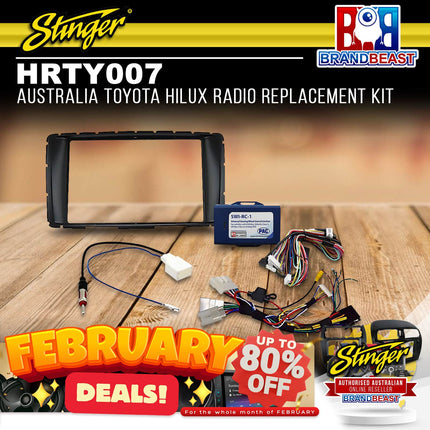 Stinger HRTY007 Toyota Hilux Radio Replacement Kit