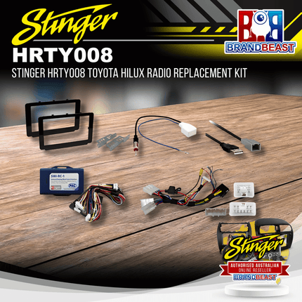 Stinger HRTY008 Toyota Hilux Radio Replacement Kit