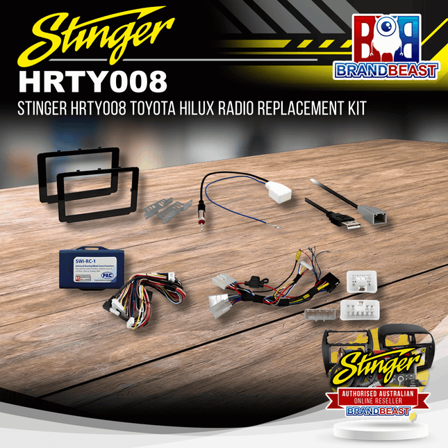 Stinger HRTY008 Toyota Hilux Radio Replacement Kit