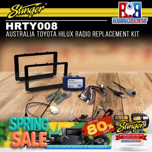 Stinger HRTY008 Toyota Hilux Radio Replacement Kit