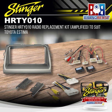 Stinger HRTY010 Radio Replacement Kit (Amplified) To Suit Toyota Estima