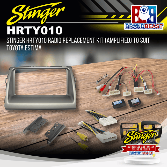 Stinger HRTY010 Radio Replacement Kit (Amplified) To Suit Toyota Estima