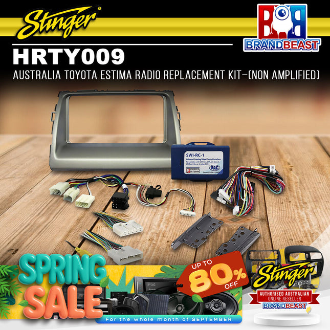 Stinger HRTY010 Radio Replacement Kit (Amplified) To Suit Toyota Estima