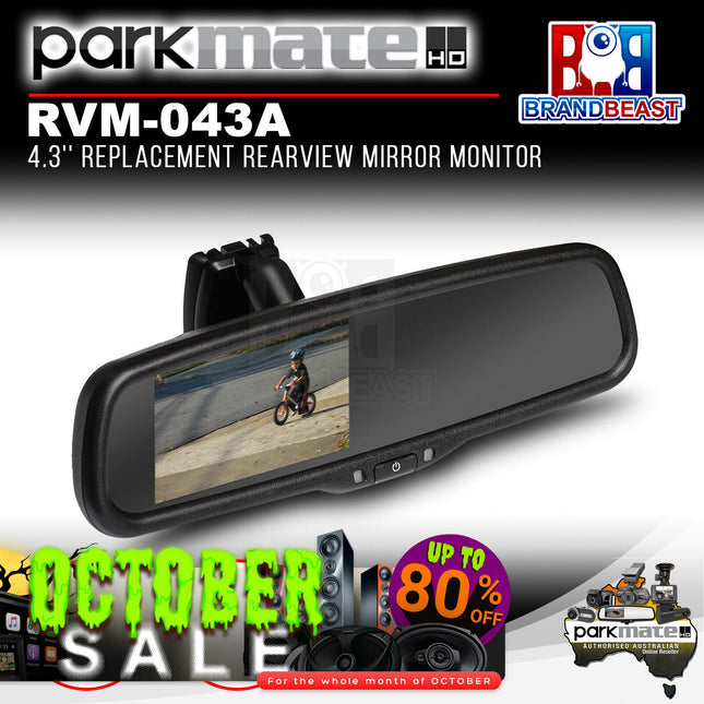 Parkmate RVM-043A Premium OEM Style 4.3'' Replacement Mirror Monitor
