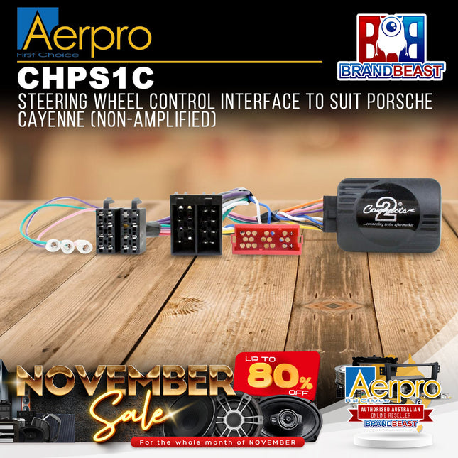 Aerpro CHPS1C Steering Wheel Control Interface Suit Porsche Cayenne