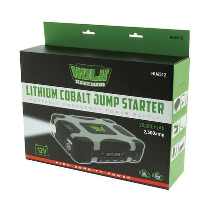 Hulk 4x4 HU6512 Lithium Jump Starter 28,000mAh 2,500A Portable