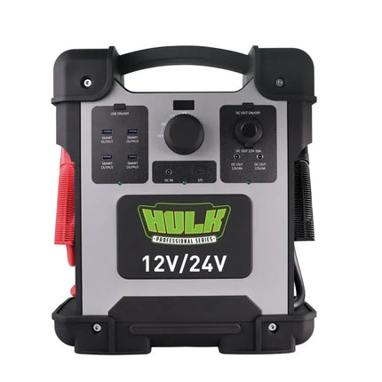 Hulk 4x4 HU6514 Heavy-Duty 12V/24V Lithium Jump Starter 15,000A